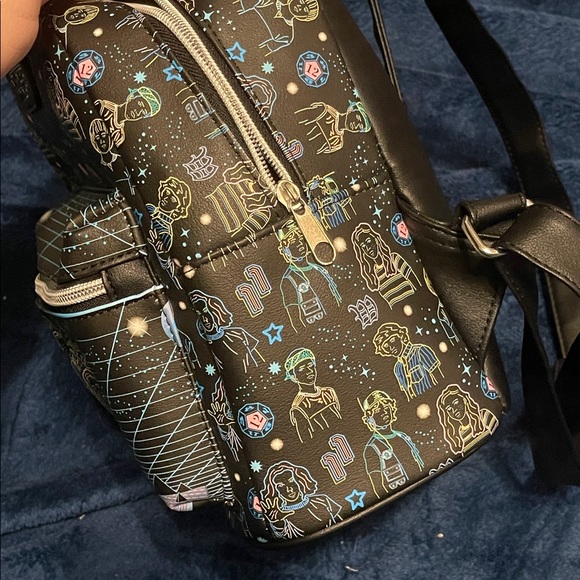Funko Stranger Things Blacklight Neon Black Backpack main image 12